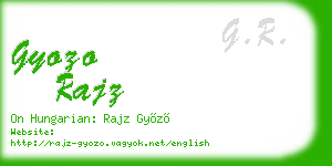 gyozo rajz business card