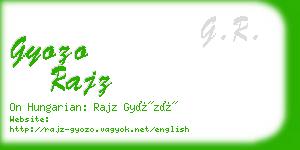 gyozo rajz business card